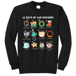 12 Days Of L&D Unit Nursing Labor & Delivery Nurse Christmas Sweatshirt