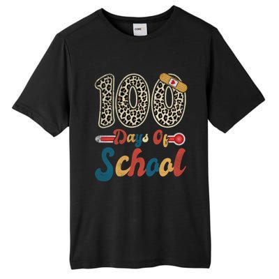 100 Days Of School Nurse Teacher Student 100th Day Of School Cool Gift Tall Fusion ChromaSoft Performance T-Shirt