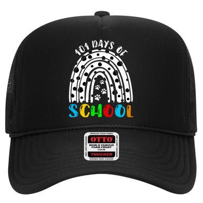 101 Days Of School Smarter Dalmatian Lovers High Crown Mesh Back Trucker Hat