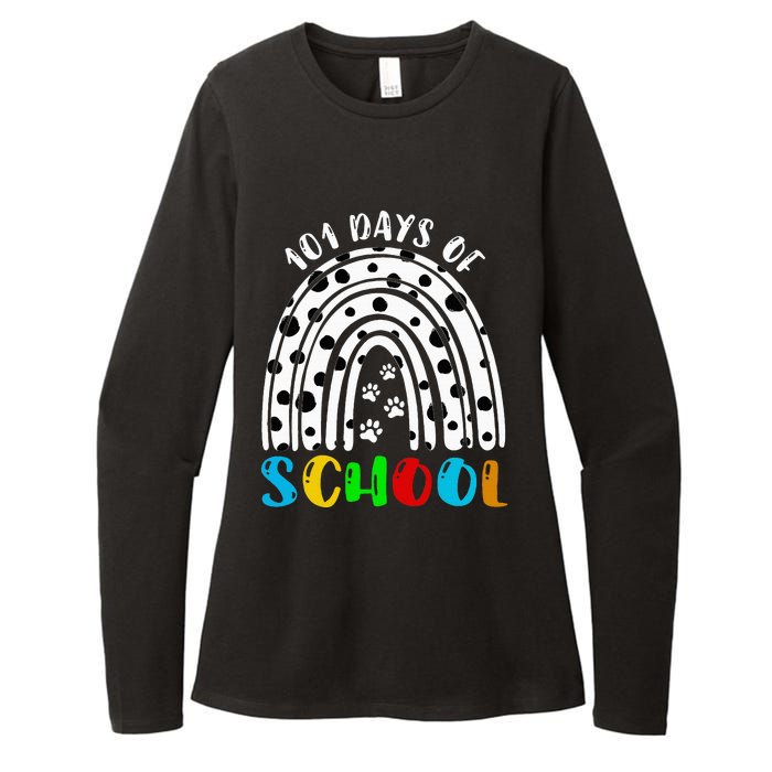 101 Days Of School Smarter Dalmatian Lovers Womens CVC Long Sleeve Shirt