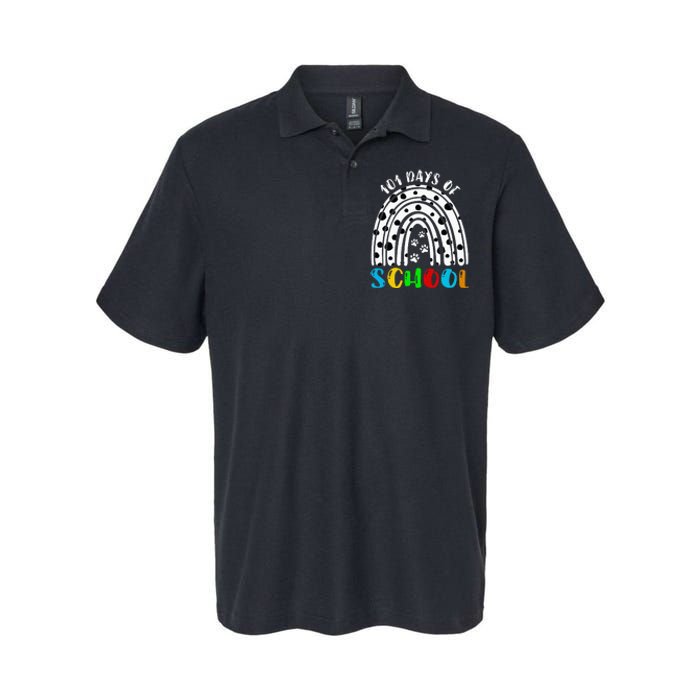 101 Days Of School Smarter Dalmatian Lovers Softstyle Adult Sport Polo