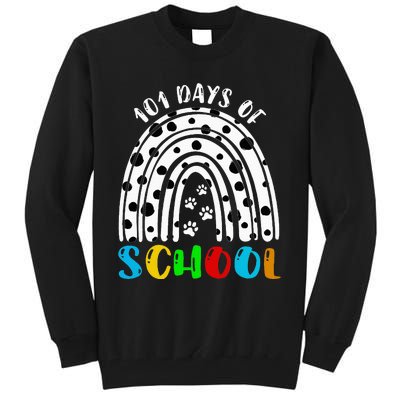 101 Days Of School Smarter Dalmatian Lovers Tall Sweatshirt