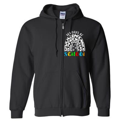 101 Days Of School Smarter Dalmatian Lovers Full Zip Hoodie