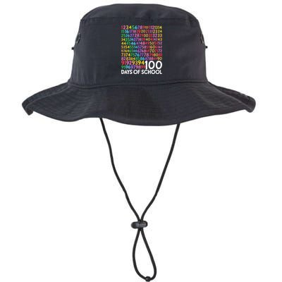 100th Day Of School Teacher 100 Days Math Numbers Legacy Cool Fit Booney Bucket Hat