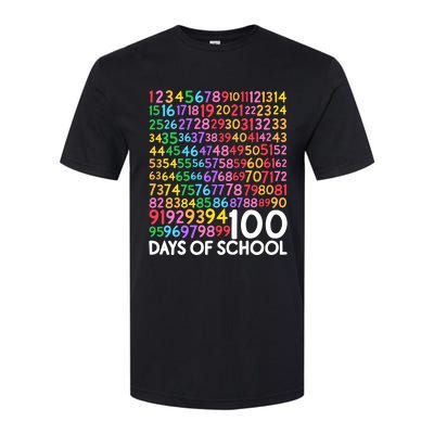 100th Day Of School Teacher 100 Days Math Numbers Softstyle® CVC T-Shirt