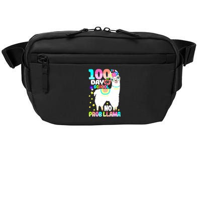 100th Day of School No Probllama Llama 100 Days Smarter  Crossbody Pack