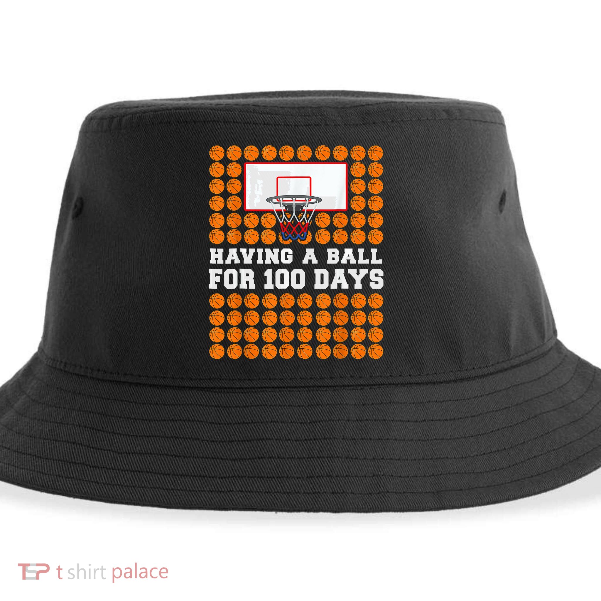 100 Days Of School Basketball 100th Day Balls For Boys Sustainable Bucket Hat