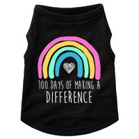 100 Days Of Making A Difference 100th Day Of School Doggie Tank