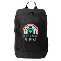 100 Days Of Making A Difference 100th Day Of School City Backpack
