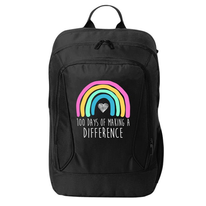 100 Days Of Making A Difference 100th Day Of School City Backpack