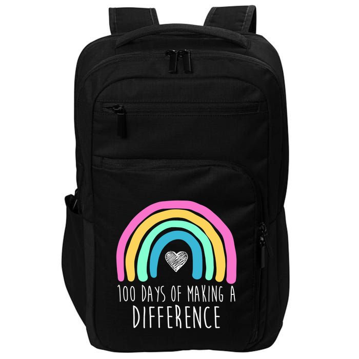 100 Days Of Making A Difference 100th Day Of School Impact Tech Backpack
