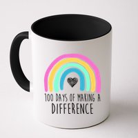 100 Days Of Making A Difference 100th Day Of School Mug