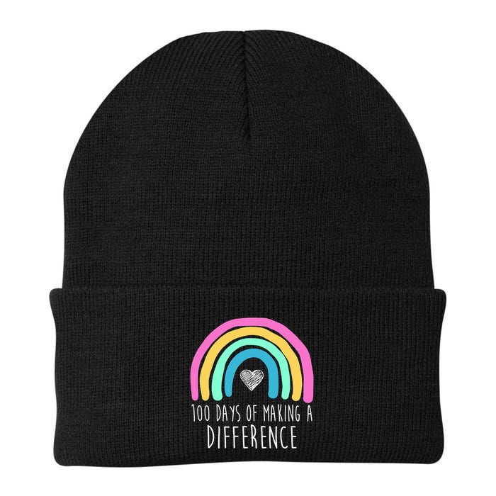 100 Days Of Making A Difference 100th Day Of School Beanie