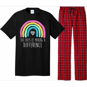 100 Days Of Making A Difference 100th Day Of School Pajama Set