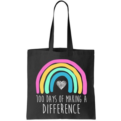 100 Days Of Making A Difference 100th Day Of School Bag