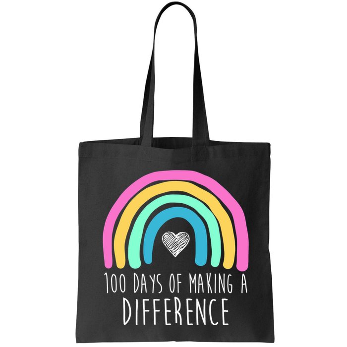 100 Days Of Making A Difference 100th Day Of School Bag