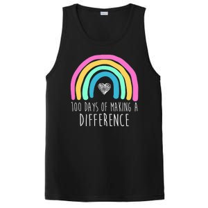 100 Days Of Making A Difference 100th Day Of School PosiCharge Competitor Tank