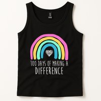 100 Days Of Making A Difference 100th Day Of School Tank Top