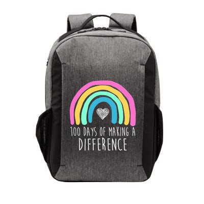 100 Days Of Making A Difference 100th Day Of School Vector Backpack