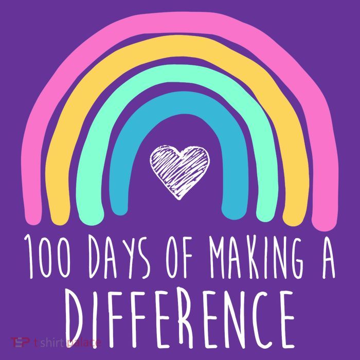 100 Days Of Making A Difference 100th Day Of School Sweatshirt