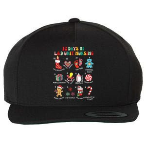 12 Days Of L&D Unit Nursing Labor & Delivery Nurse Christmas Wool Snapback Cap