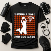 100 Days Of School Basketball 100th Day Balls For Boy Performance Shirt