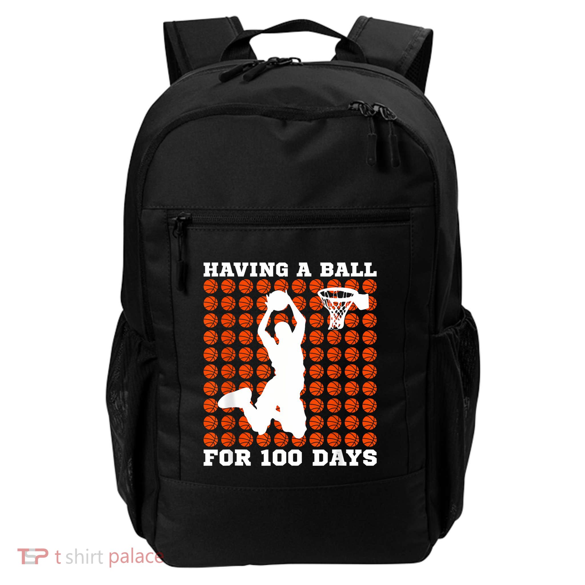 100 Days Of School Basketball 100th Day Balls For Boy Backpack