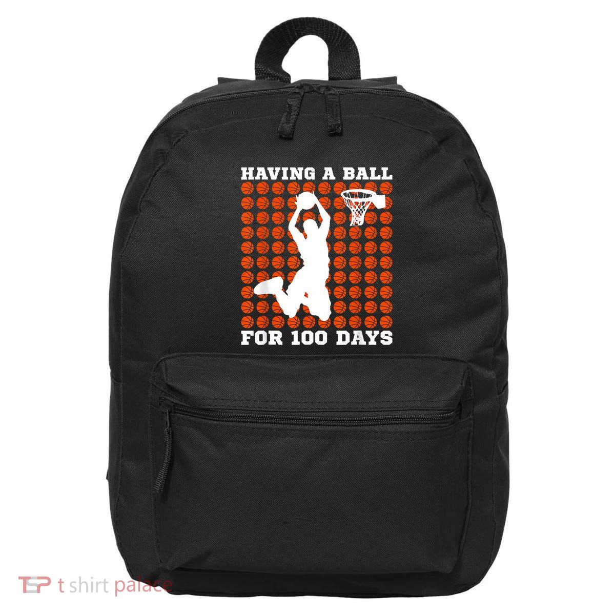 100 Days Of School Basketball 100th Day Balls For Boy 16 in Basic Backpack