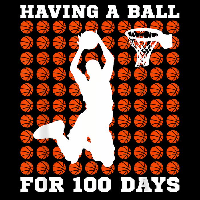 100 Days Of School Basketball 100th Day Balls For Boy Short Acrylic Beanie