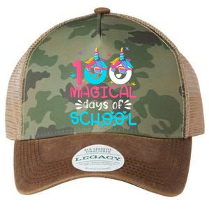 100th Day Of Kindergarten For 100 Magical Days Legacy Tie Dye Trucker Hat