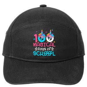 100th Day Of Kindergarten For 100 Magical Days 7-Panel Snapback Hat