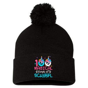 100th Day Of Kindergarten For 100 Magical Days Pom Pom 12in Knit Beanie