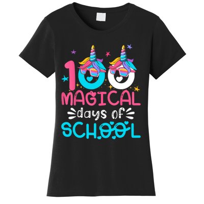 100th Day Of Kindergarten For 100 Magical Days Women's T-Shirt