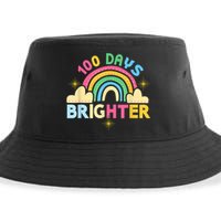 100th Days Of School 100th Day Brighter Happy 100 Days Gift Sustainable Bucket Hat