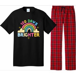 100th Days Of School 100th Day Brighter Happy 100 Days Gift Pajama Set