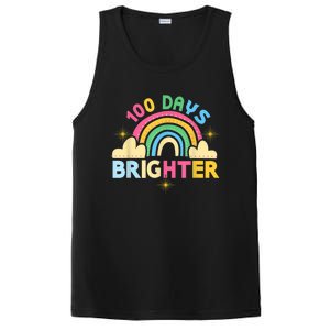 100th Days Of School 100th Day Brighter Happy 100 Days Gift PosiCharge Competitor Tank