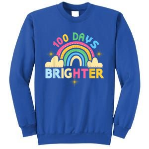 100th Days Of School 100th Day Brighter Happy 100 Days Gift Sweatshirt