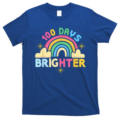 100th Days Of School 100th Day Brighter Happy 100 Days Gift T-Shirt