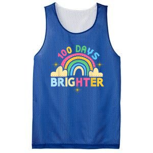 100th Days Of School 100th Day Brighter Happy 100 Days Gift Mesh Reversible Basketball Jersey Tank