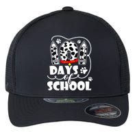101 Days Of School Dalmatian Logo Flexfit Unipanel Trucker Cap