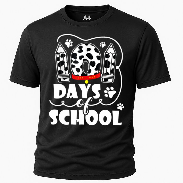 101 Days Of School Dalmatian Logo Cooling Performance Crew T-Shirt