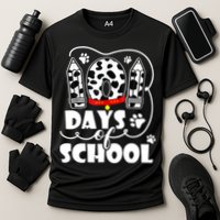 101 Days Of School Dalmatian Logo Cooling Performance Crew T-Shirt