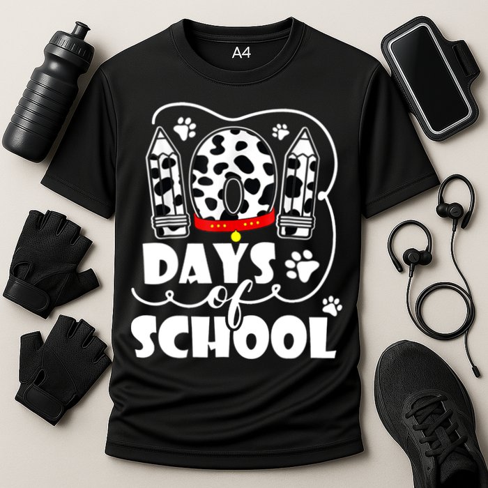 101 Days Of School Dalmatian Logo Cooling Performance Crew T-Shirt