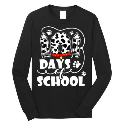 101 Days Of School Dalmatian Logo Long Sleeve Shirt
