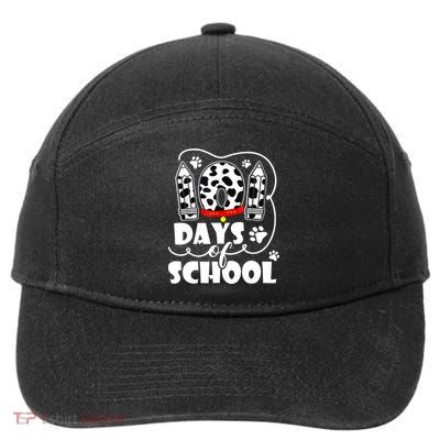 101 Days Of School Dalmatian Logo 7-Panel Snapback Hat