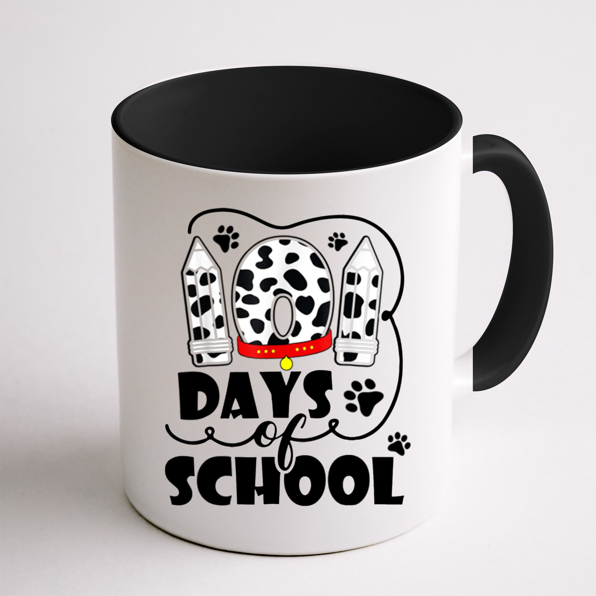 101 Days Of School Dalmatian Logo Mug