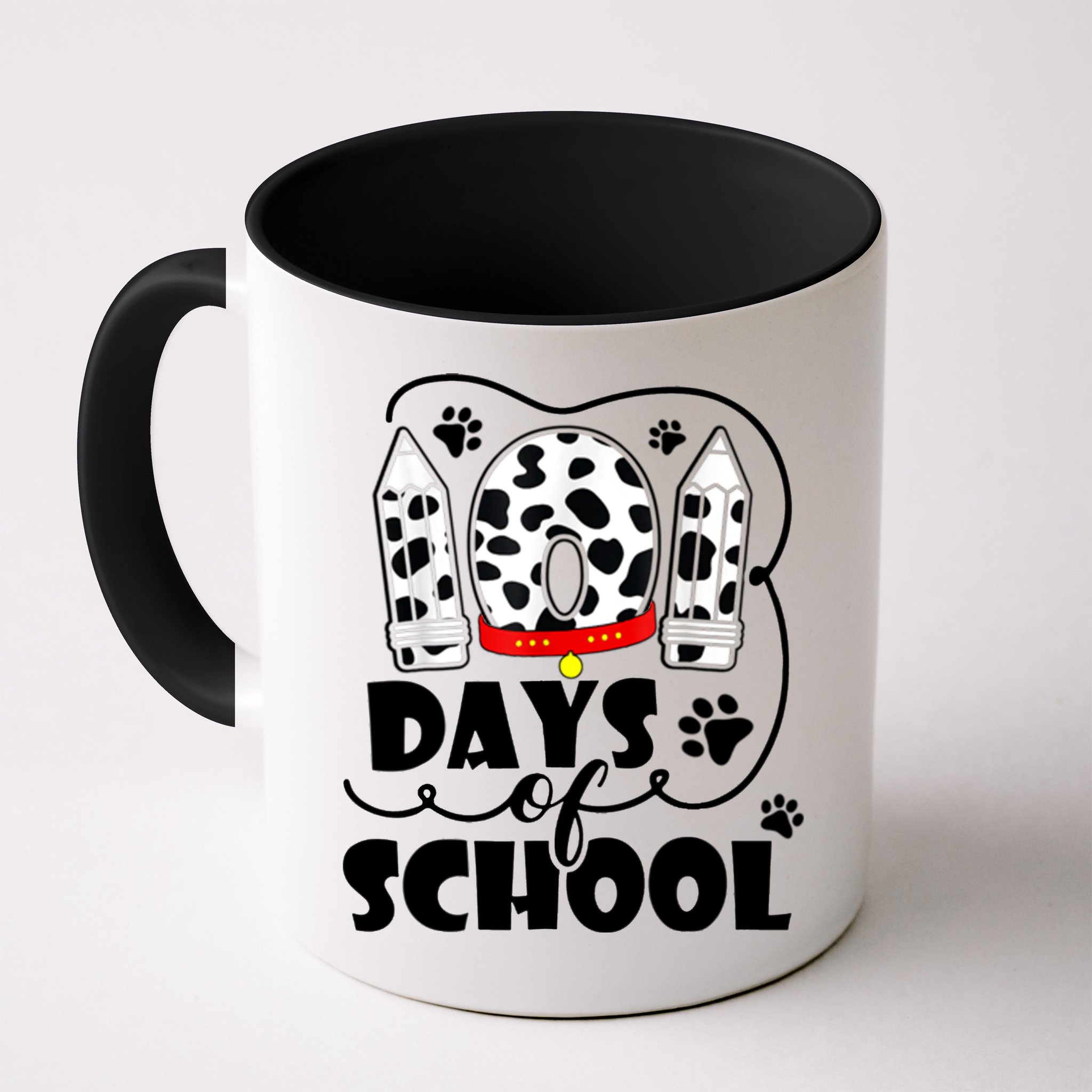 101 Days Of School Dalmatian Logo Mug
