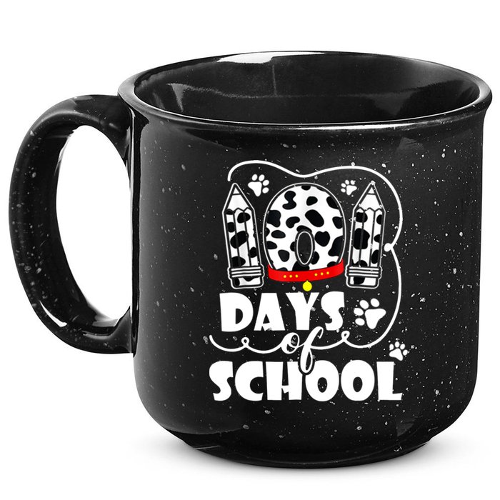 101 Days Of School Dalmatian Logo 15oz Campfire Ceramic Mug
