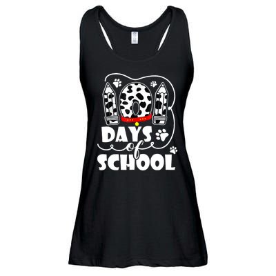 101 Days Of School Dalmatian Logo Ladies Essential Flowy Tank