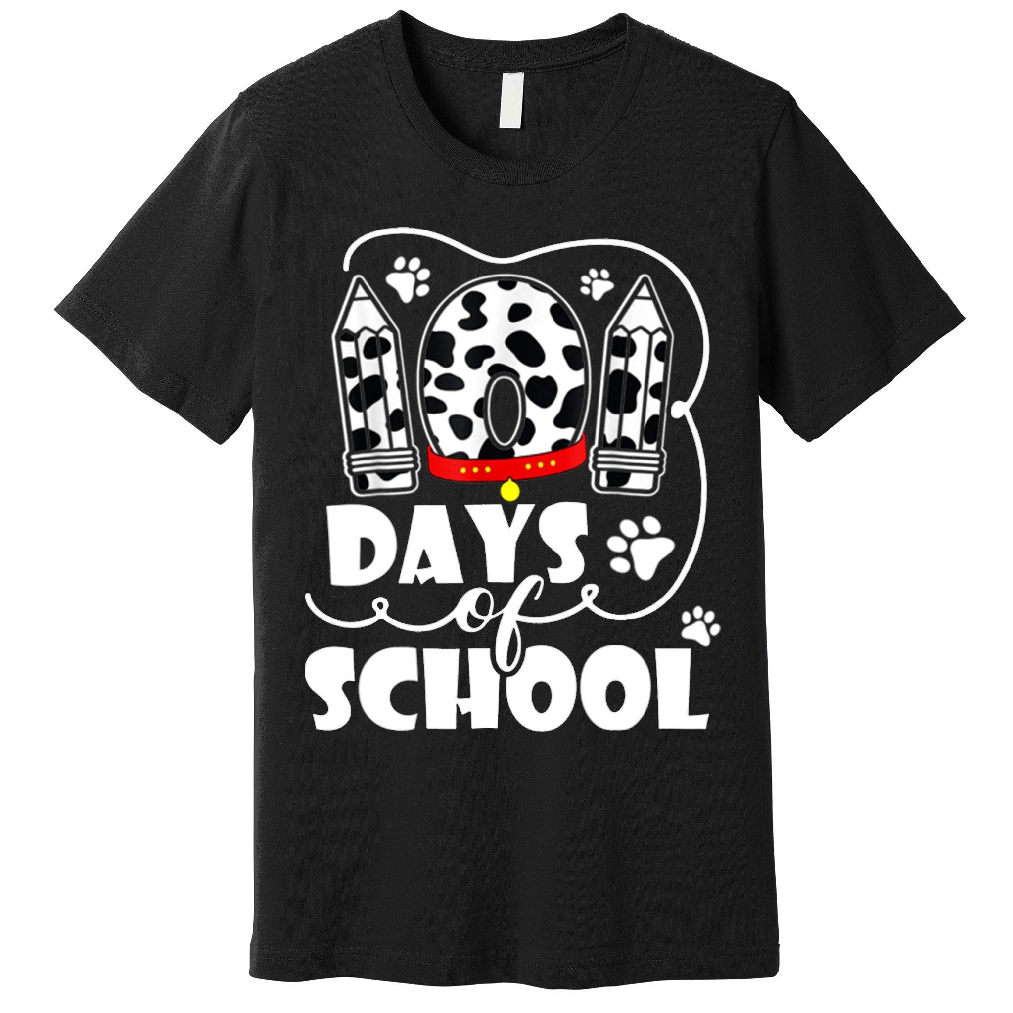 101 Days Of School Dalmatian Logo Premium T-Shirt
